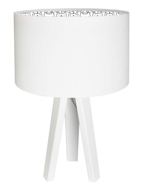 Lampe de table Lampe pour enfants Blanc Chats Chambre denfant