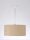 Suspension Beige Argent Rétro ronde Table à manger