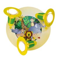 Deckenlampe Kinderzimmer Ø 29 cm rund Tiere...