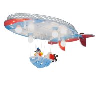 Kinderzimmerleuchte Decke LED + 4x E14 über...