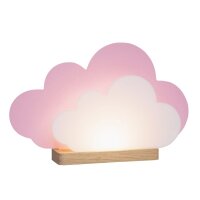 LED Tischleuchte dimmbar B: 35 cm Wolke Rosa Weiß...