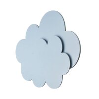 LED Kinderlampe Wand Wolke mit Schalter B: 35 cm Hellblau