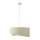 Lampe suspendue Table de salle à manger Crème Or Tissu Lampe