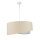 Suspension ronde Grande Beige Blanc Ø50cm Table de salle à manger