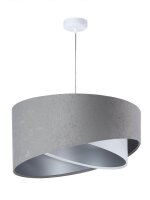 Lampe suspendue Table de salle &agrave; manger ronde Gris...