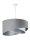 Lampe suspendue Table de salle à manger ronde Gris Blanc Argent Ø50cm