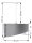 Lampe suspendue Table de salle à manger ronde Gris Blanc Argent Ø50cm