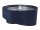 Suspension ronde blanc bleu foncé argent Ø50cm