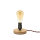 Lampe de table design industriel métal E27 petite