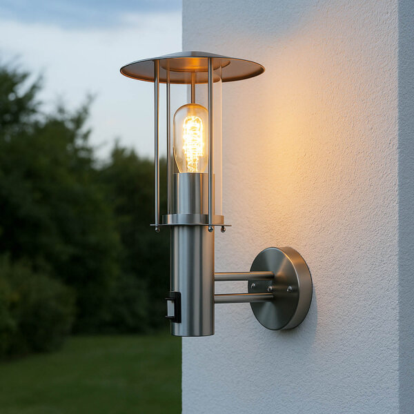 Lampe dextérieur avec détecteur de mouvement IP44 design maritime