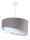 Suspension Tissu Lampe de table Gris Blanc