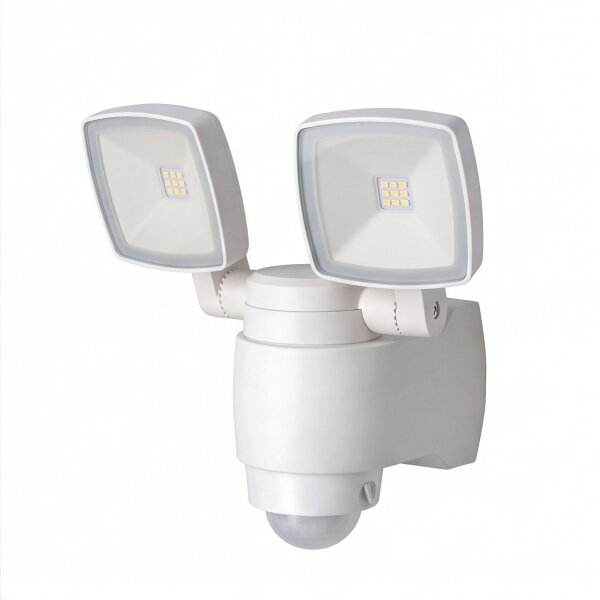 Lampe dextérieur LED avec détecteur de mouvement Blanc IP44 AMINA