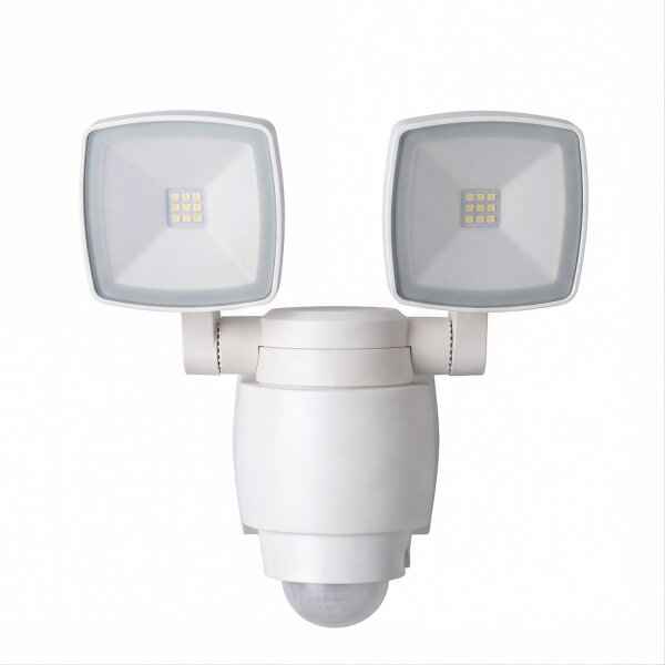 Lampe dextérieur LED avec détecteur de mouvement Blanc IP44 AMINA