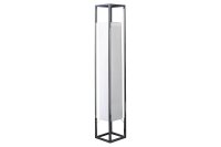 Stehleuchte Papier Edelstahl 120 cm in Wieß Silber...