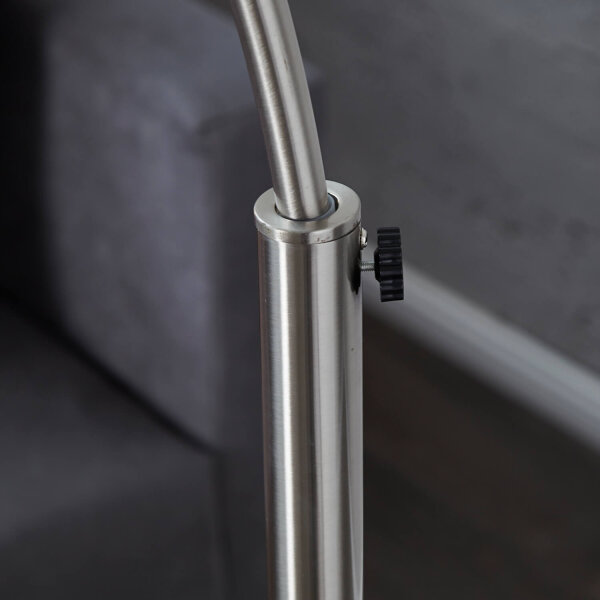 Lampadaire Ø34cm Retro élégant réglable Chrome