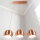 Suspension brillante Retro longue E27 aspect cuivre