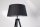 Lampenschirm Schwarz Stoff Ø 50 cm konisch für Stehlampe E27