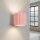 Wandlampe Up Down Aluminium Rosa G9 B:10 cm modern