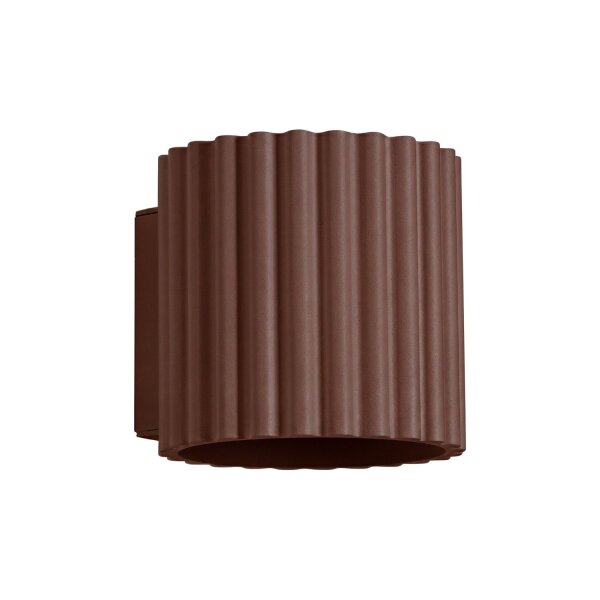 Wandlampe Up Down Aluminium Braun G9 B:10 cm blendarm