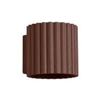 Wandlampe Up Down Aluminium Braun G9 B:10 cm blendarm