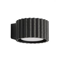 Wandlampe Aluminium Schwarz GX53 B:10 cm blendarm