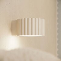 Wandleuchte Aluminium Beige GX53 B:10 cm blendarm