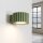 Wandlampe Aluminium Olivgrün GX53 B:10 cm blendarm