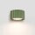 Wandlampe Aluminium Olivgrün GX53 B:10 cm blendarm