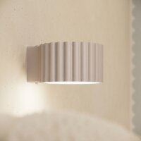 Wandleuchte Aluminium Taupe GX53 B:10 cm modern
