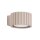 Wandleuchte Aluminium Taupe GX53 B:10 cm modern