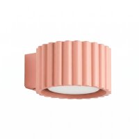 Wandleuchte Aluminium Pfirsich GX53 B:10 cm blendarm
