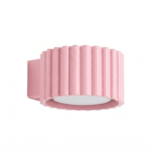 Wandleuchte Aluminium Rosa GX53 B:10 cm modern