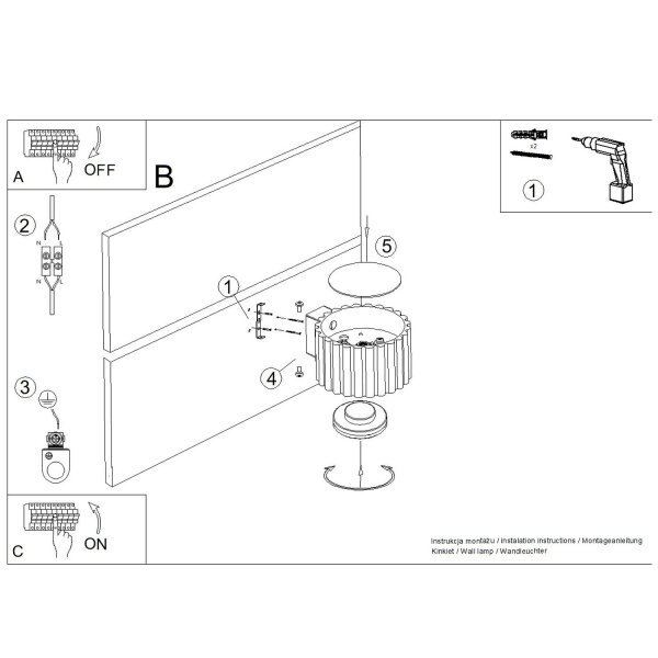 Wandlampe Aluminium Salbei GX53 B:10 cm blendarm