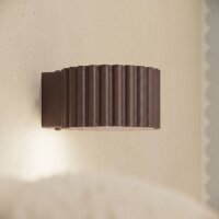 Wandlampe Aluminium Braun GX53 B:10 cm blendarm