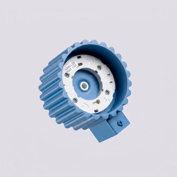 Wandleuchte Aluminium Hellblau GX53 B:10 cm blendarm