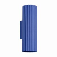 Wandlampe Up Down Aluminium Ultramarin GU10 H:20 cm