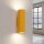 Wandlampe Up Down Aluminium Gelb GU10 H:20 cm