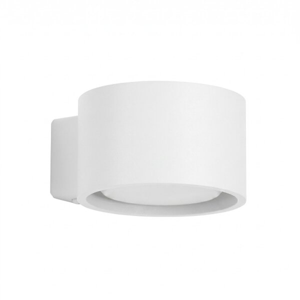 Wandlampe Aluminium Weiß GX53 B:10 cm blendarm