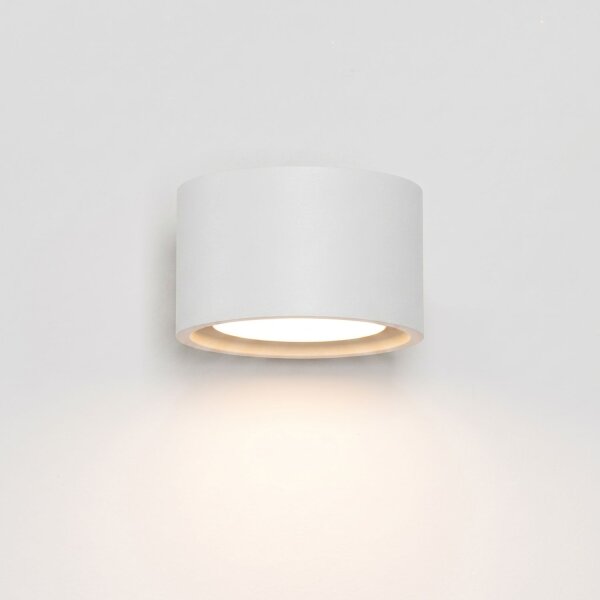 Wandlampe Aluminium Weiß GX53 B:10 cm blendarm