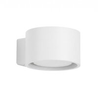 Wandlampe Aluminium Weiß GX53 B:10 cm blendarm