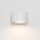 Wandlampe Aluminium Weiß GX53 B:10 cm blendarm