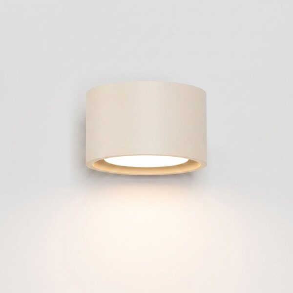 Wandlampe Aluminium Beige GX53 B:10 cm blendarm