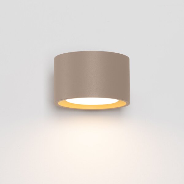 Wandleuchte Aluminium Taupe GX53 B:10 cm blendarm