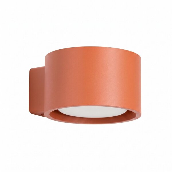 Wandlampe Aluminium Ockerrot GX53 B:10 cm blendarm