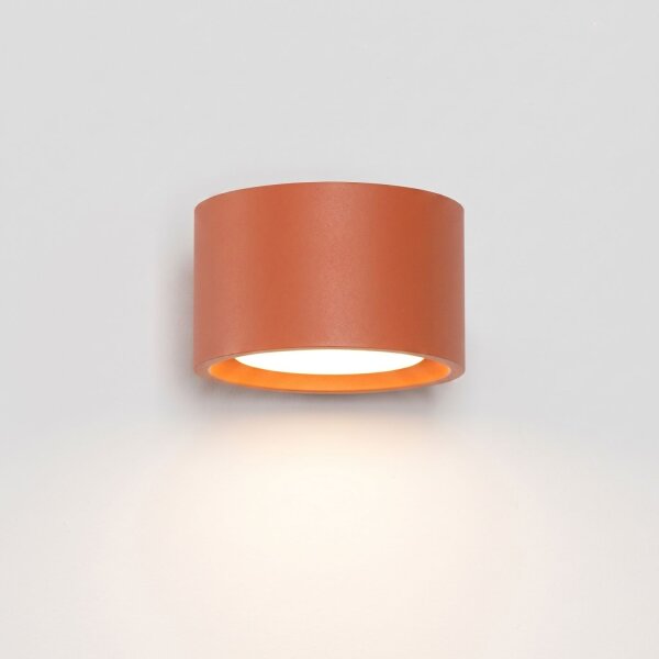 Wandlampe Aluminium Ockerrot GX53 B:10 cm blendarm