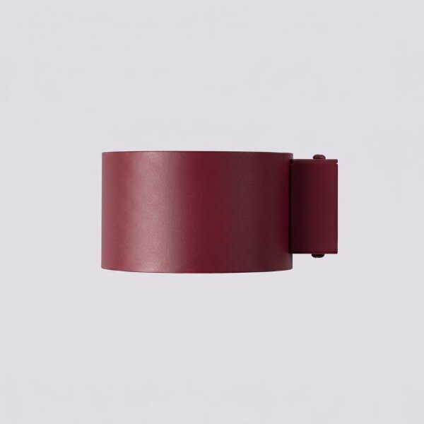 Wandleuchte Aluminium Burgund GX53 B:10 cm blendarm