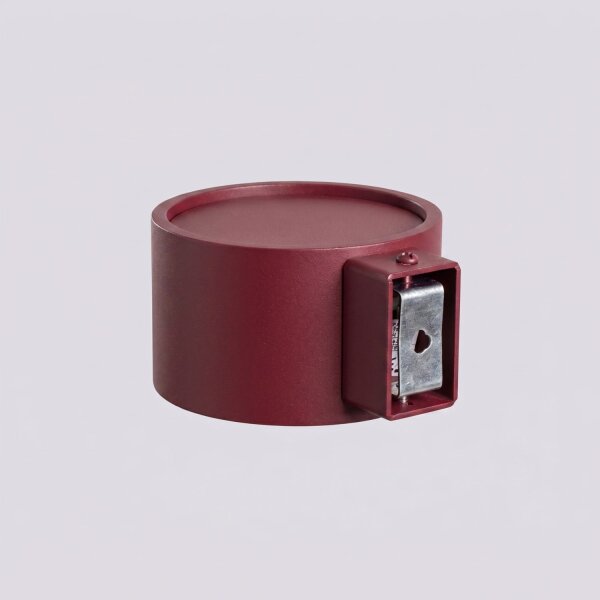 Wandleuchte Aluminium Burgund GX53 B:10 cm blendarm