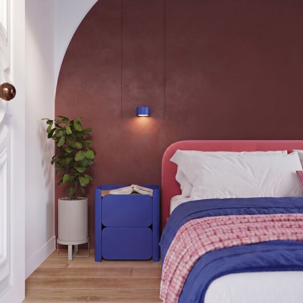 Wandlampe Aluminium Ultramarin GX53 B:10 cm blendarm