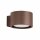 Wandlampe Aluminium Braun GX53 T:12 cm modern