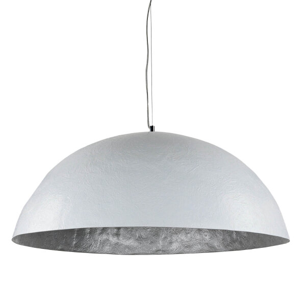 grande lampe à suspendre Ø70cm rond Design moderne argenté